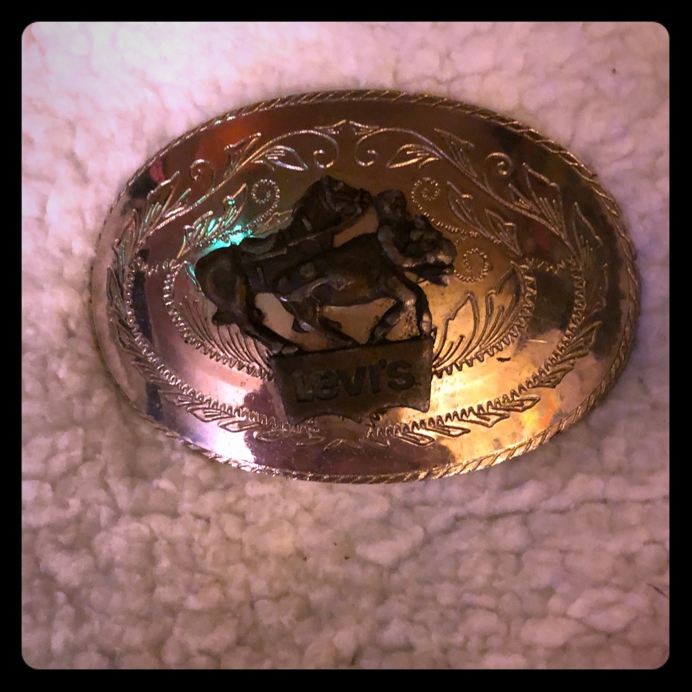 SOLD. Vintage Levi Straus belt buckle